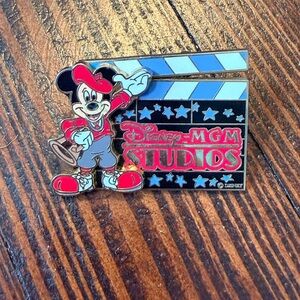 Disney Gold and Black Mickey Enamel Pin Backing Plate 2006